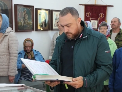 У стен руинированного Николаевского монастыря в селе Каташин совершена Божественная литургия