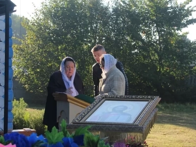 Литургия под открытым небом совершена на месте утраченного храма в селе Новое Место