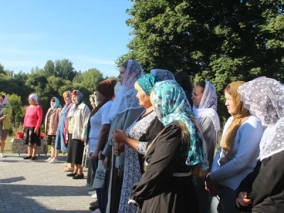 Литургия под открытым небом совершена на месте утраченного храма в селе Новое Место