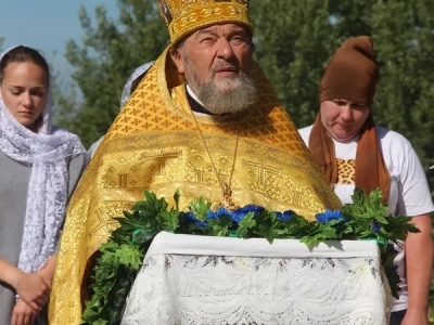 Литургия под открытым небом совершена на месте утраченного храма в селе Новое Место