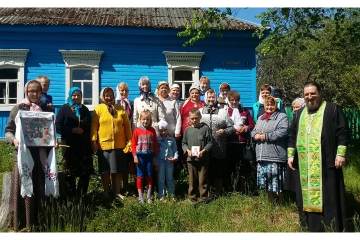 Святителю отче Николае, моли Бога о нас! В Молитвенном доме села Большие Щербиничи впервые совершено Молебное пение