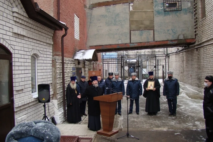 В СИЗО-2 города Новозыбкова освятили часовню в честь святого Блгв. вел. кн. Александра Невского