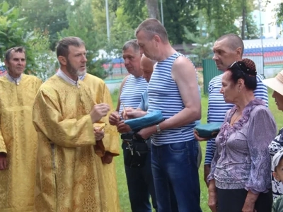 Молитва о воздушно-десантном воинстве Российском, в день памяти Пророка Божия Илии, совершена в Соборном храме Новозыбковского благочиния