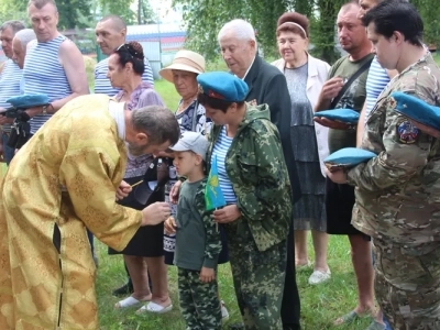 Молитва о воздушно-десантном воинстве Российском, в день памяти Пророка Божия Илии, совершена в Соборном храме Новозыбковского благочиния