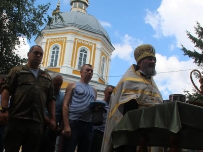 Молитва о воздушно-десантном воинстве Российском, в день памяти Пророка Божия Илии, совершена в Соборном храме Новозыбковского благочиния