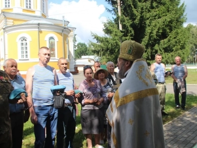 Молитва о воздушно-десантном воинстве Российском, в день памяти Пророка Божия Илии, совершена в Соборном храме Новозыбковского благочиния