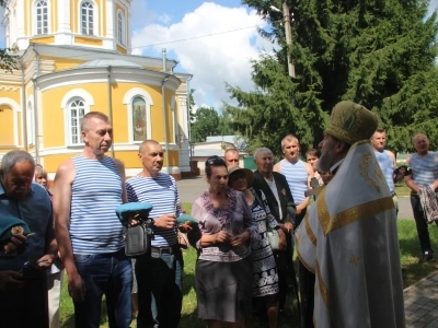 Молитва о воздушно-десантном воинстве Российском, в день памяти Пророка Божия Илии, совершена в Соборном храме Новозыбковского благочиния