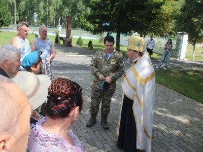 Молитва о воздушно-десантном воинстве Российском, в день памяти Пророка Божия Илии, совершена в Соборном храме Новозыбковского благочиния