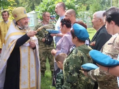 Молитва о воздушно-десантном воинстве Российском, в день памяти Пророка Божия Илии, совершена в Соборном храме Новозыбковского благочиния