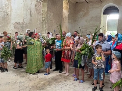 День Святой Троицы в храме в честь Покрова Пресвятой Богородицы с. Медведи Красногорского района