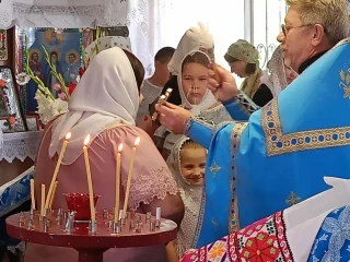 Молебное пение на начало учения отроков в селе Старые Бобовичи