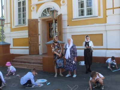 Завершение учебного года в Воскресной школе при храме в честь Чуда Архистратига Михаила в Хонех города Новозыбкова