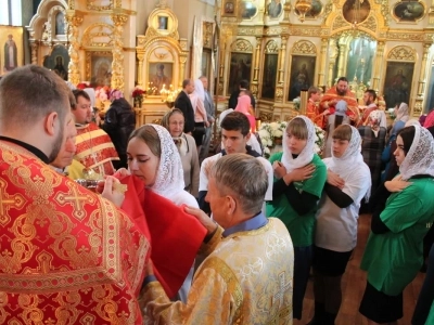 Воспоминание чуда Архистратига Михаила, бывшего в Хонех (Колоссах) (IV). Престольный праздник Соборного храма Новозыбковского благочиния Клинцовской Епархии возглавил Правящий Архиерей – Епископ Клинцовский и Трубчевский Владимир