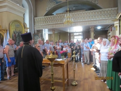 В День памяти святого равноапостольного великого князя Владимира в Новозыбковском благочинии молитвенно почтили 1031-летие Крещения Руси, а также почтили память, погибших за Веру и Отечество, воинов служивших в войсках Военно-морского флота