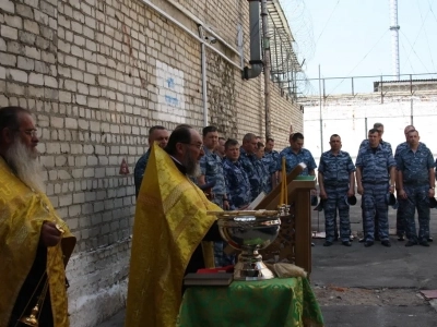 Для строящейся часовни в СИЗО-2 города Новозыбкова изготовлен освящен купол и Крест