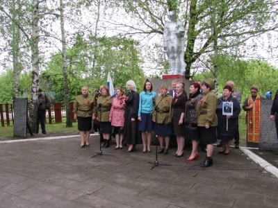 День Великой Победы в селе Верещаки Новозыбковского благочиния