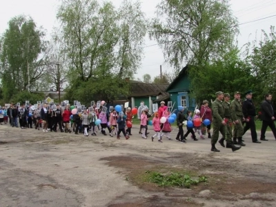 День Великой Победы в селе Верещаки Новозыбковского благочиния