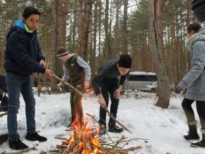 «Зимний экстрим-2019». При участии Новозыбковского благочиния, для школ города Новозыбкова и Новозыбковского района, проведены военно-спортивные игры