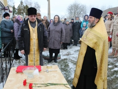 День Героев отечества в Новозыбковском благочинии: священник принял присягу Юнармейцев