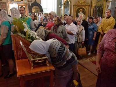 Фоторепортаж Престольного праздника храма в честь чуда Архистратига Михаила в Хонех города Новозыбкова Клинцовской Епархии