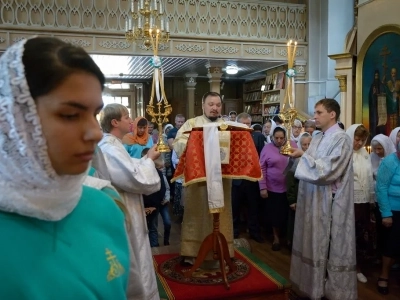 Фоторепортаж Престольного праздника храма в честь чуда Архистратига Михаила в Хонех города Новозыбкова Клинцовской Епархии