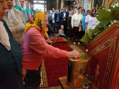 Фоторепортаж Престольного праздника храма в честь чуда Архистратига Михаила в Хонех города Новозыбкова Клинцовской Епархии