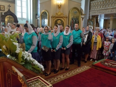 Фоторепортаж Престольного праздника храма в честь чуда Архистратига Михаила в Хонех города Новозыбкова Клинцовской Епархии