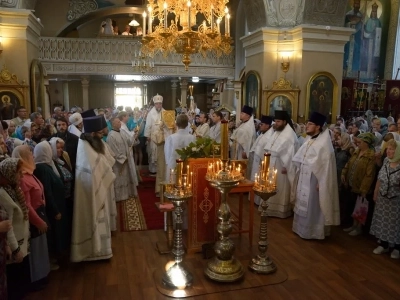 Фоторепортаж Престольного праздника храма в честь чуда Архистратига Михаила в Хонех города Новозыбкова Клинцовской Епархии