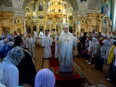 Фоторепортаж Престольного праздника храма в честь чуда Архистратига Михаила в Хонех города Новозыбкова Клинцовской Епархии