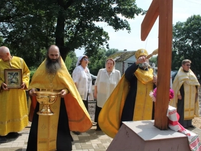 В День 1030-летия Крещения Руси в селе Сновское Новозыбковского благочиния освящен Поклонный крест