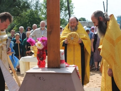 В День 1030-летия Крещения Руси в селе Сновское Новозыбковского благочиния освящен Поклонный крест