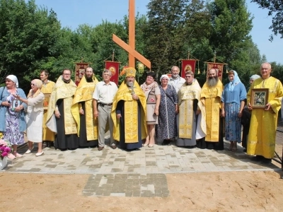 В День 1030-летия Крещения Руси в селе Сновское Новозыбковского благочиния освящен Поклонный крест