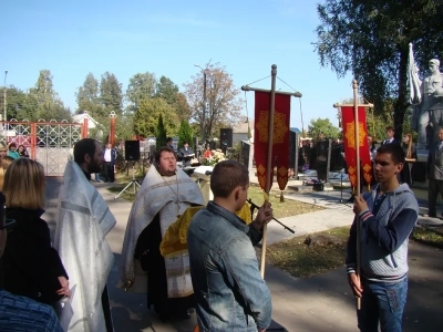 В день освобождения Новозыбковской земли от немецко-фашистских захватчиков совершена молитва о упокоении павших воинов-освободителей