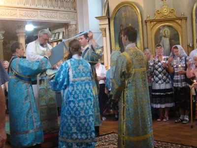 Епископ Клинцовский и Трубчевский Владимир в городе Новозыбкове возглавил торжества, посвященные иконе Божией Матери «Почаевская»