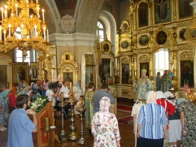 Епископ Клинцовский и Трубчевский Владимир в городе Новозыбкове возглавил торжества, посвященные иконе Божией Матери «Почаевская»