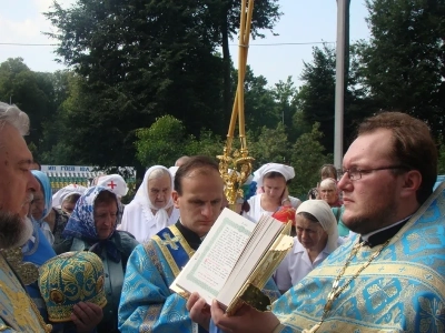 Епископ Клинцовский и Трубчевский Владимир в городе Новозыбкове возглавил торжества, посвященные иконе Божией Матери «Почаевская»