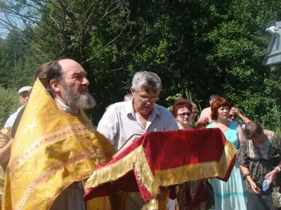 В день памяти пророка Божия Илии освящен самый большой водный источник в Новозыбковском районе