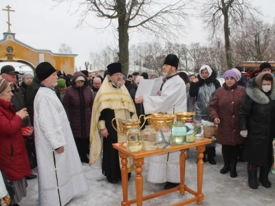 В день Святого Богоявления освящен Городской водоканал в Новозыбкове