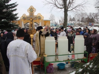 В день Святого Богоявления освящен Городской водоканал в Новозыбкове