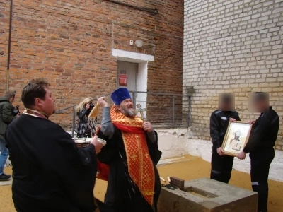 В СИЗО-2 города Новозыбкова заложен камень в основании будущей храма-часовни в честь святого благоверного князя Александра Невского