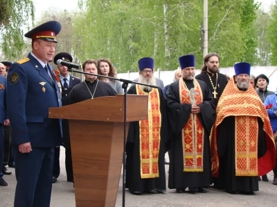 В СИЗО-2 города Новозыбкова заложен камень в основании будущей храма-часовни в честь святого благоверного князя Александра Невского