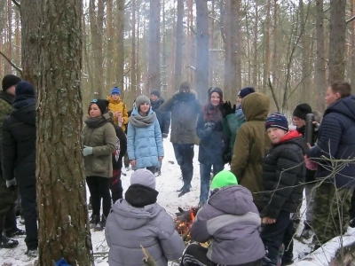 При участии Новозыбковского благочиния, для школ Новозыбковского РОО, проведены военно-спортивные игры «Зимний экстрим».