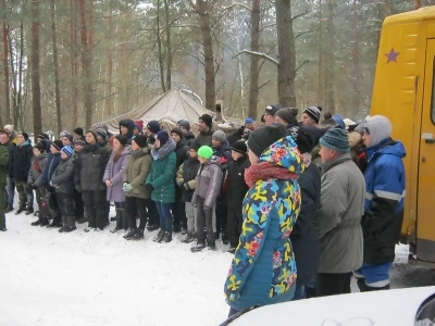 При участии Новозыбковского благочиния, для школ Новозыбковского РОО, проведены военно-спортивные игры «Зимний экстрим».