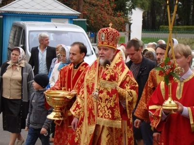 120-й Престольный праздник храма в честь чуда Архистратига Михаила в Хонех в городе Новозыбкове возглавил Правящий Архиерей