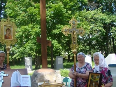 Молебное пение на начало доброго дела: в селе Замишево Новозыбковского района решено строить храм в честь Покрова Пресвятой Богородицы