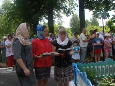 Молебное пение на начало доброго дела: в селе Замишево Новозыбковского района решено строить храм в честь Покрова Пресвятой Богородицы