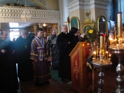 В среду первой седмицы Великого поста чтение Великого покаянного канона Андрея Критского в Соборном храме Новозыбковского благочиния совершил Правящий Архиерей – Епископ Клинцовский и Трубчевский Владимир