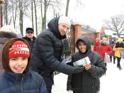 Днесь вод освящается естество: в день Святого Богоявления в Новозыбковском благочинии Правящий Архиерей совершил Божественную литургию и чин Великого освящения воды