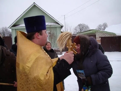 Днесь вод освящается естество: в день Святого Богоявления в Новозыбковском благочинии Правящий Архиерей совершил Божественную литургию и чин Великого освящения воды