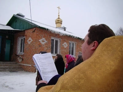 Днесь вод освящается естество: в день Святого Богоявления в Новозыбковском благочинии Правящий Архиерей совершил Божественную литургию и чин Великого освящения воды